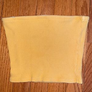 Urban outfitters yellow tube top in small